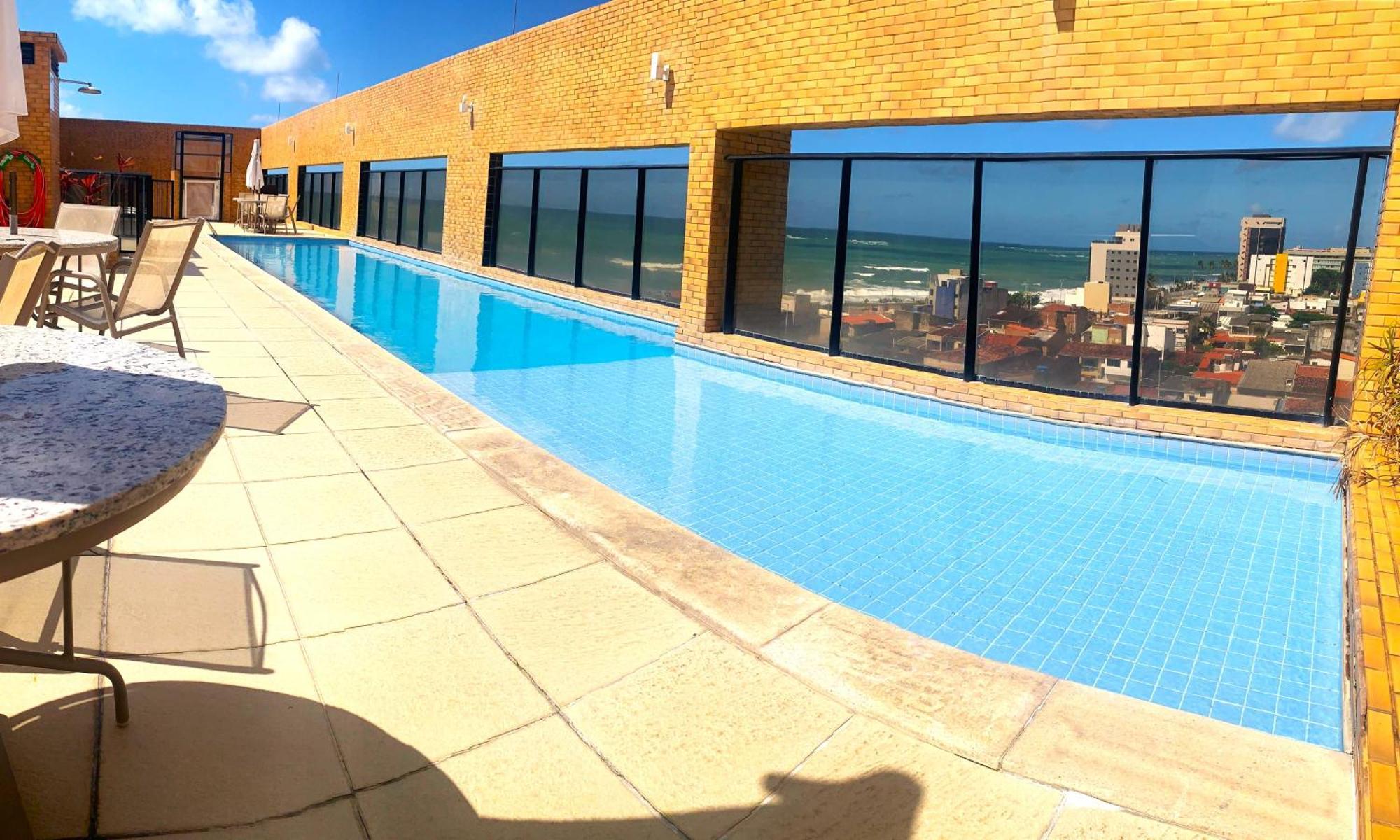 Apartamento 50M Praia- Piscina - Vista Mar - Academia - Масейо Экстерьер фото